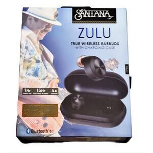 WIRELESS EARBUDS SANTANA ZULU WITH CHARGING CASE & 15-HOUR PLAYBACK